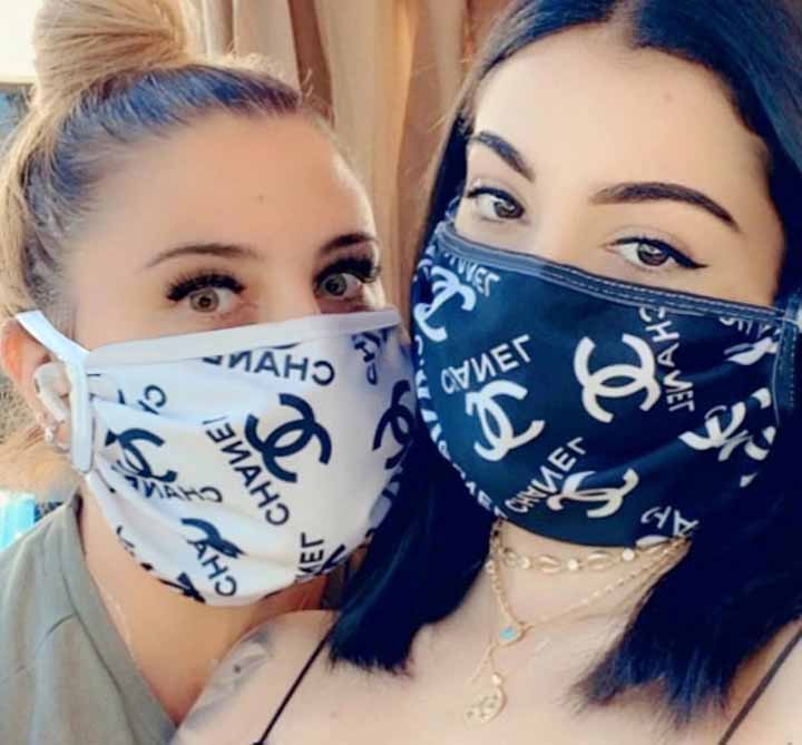 Louis Vuitton And Chanel Masks